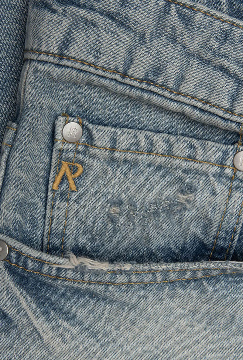 Coin pocket image of Heaton jeans in denim, by brand Represent