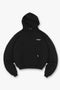 Front image of the Owners club hoodie in black, by brand Represent