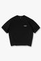 Front image of the Owners club t in black, by brand Represent
