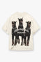 Front image of Thoroughbread t in off white, by brand Represent