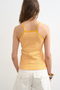 Back image of the Alfrida sleeveless vest in orange, by brand Top shop
