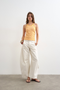 Front image of Alfrida sleeveless vest in orange, by brand Top shop