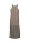 Front image of the Viola sleeveless ankle dress in black, by brand Vero moda