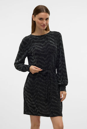 VERO MODA LUCY LS GLITTER BOW DRESS