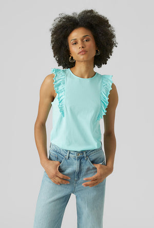 VERO MODA EMILY SL FRILL TOP