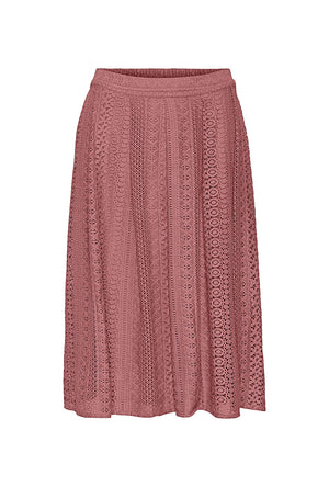 VERO MODA HONEY LACE HW CALF SKIRT