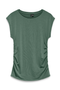 Front image  of the Ava sarah top in khaki, by brand Vero moda