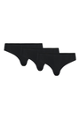 Image of VERO MODA DIKTE STRING 3 PK in black, by brand VERO MODA