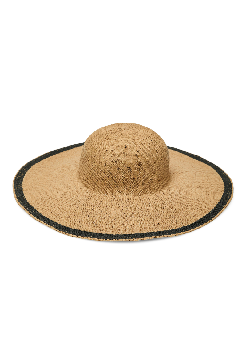 Front image  of Emmy sun hat in natural, by brand Vero moda