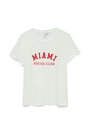 Image of JIDA ONECK TSHIRT in white, by brand VERO MODA