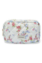 Front image  of the Joy toilet bag in flower, by brand Vero moda