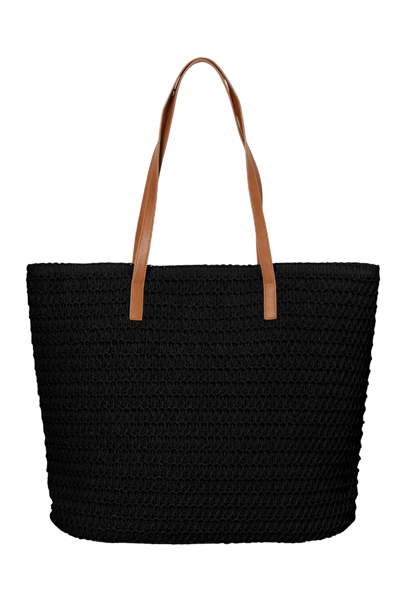 Product image of Vero moda sisso beach bag in black, by brand Vero moda