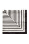 Front image of the Mia square scarf in stripe, by brand Vero moda