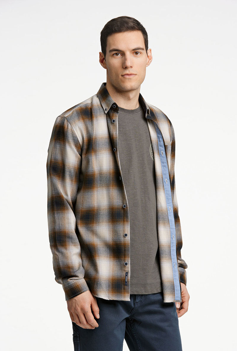 LINDBERG CHECKED TWILL LS SHIRT – London Clothing Company