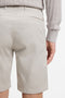 Back detail image of the Chino slim shorts in light grey, by brand Boss