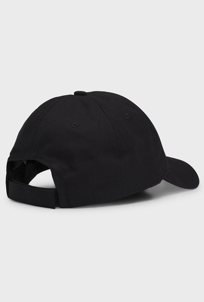 Back image of Derrel cap in black, by brand Boss