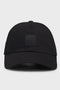 Front image of Derrel cap in black, by brand Boss