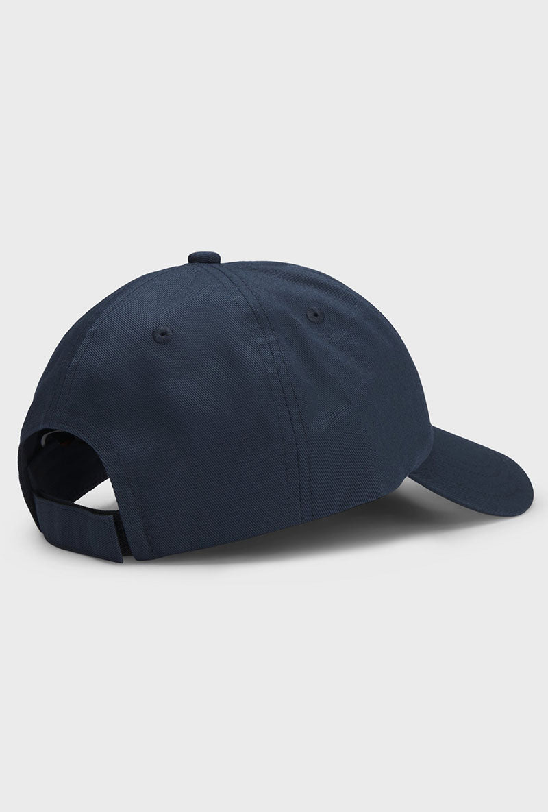 Back image of Derrel cap in navy, by brand Boss