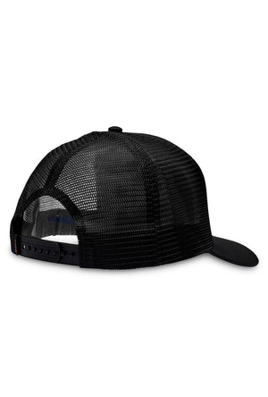 Back image of the Elliot baseball cap in black, by brand Boss