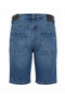 Back image of the Maine denim shorts in denim, by brand Boss