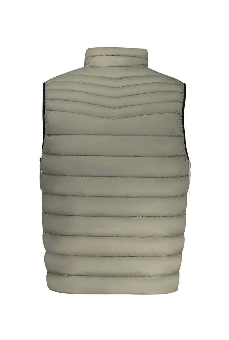 Back image of Odeno gilet in green, by brand Boss
