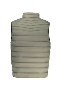 Back image of the Odeno gilet in green, by brand Boss
