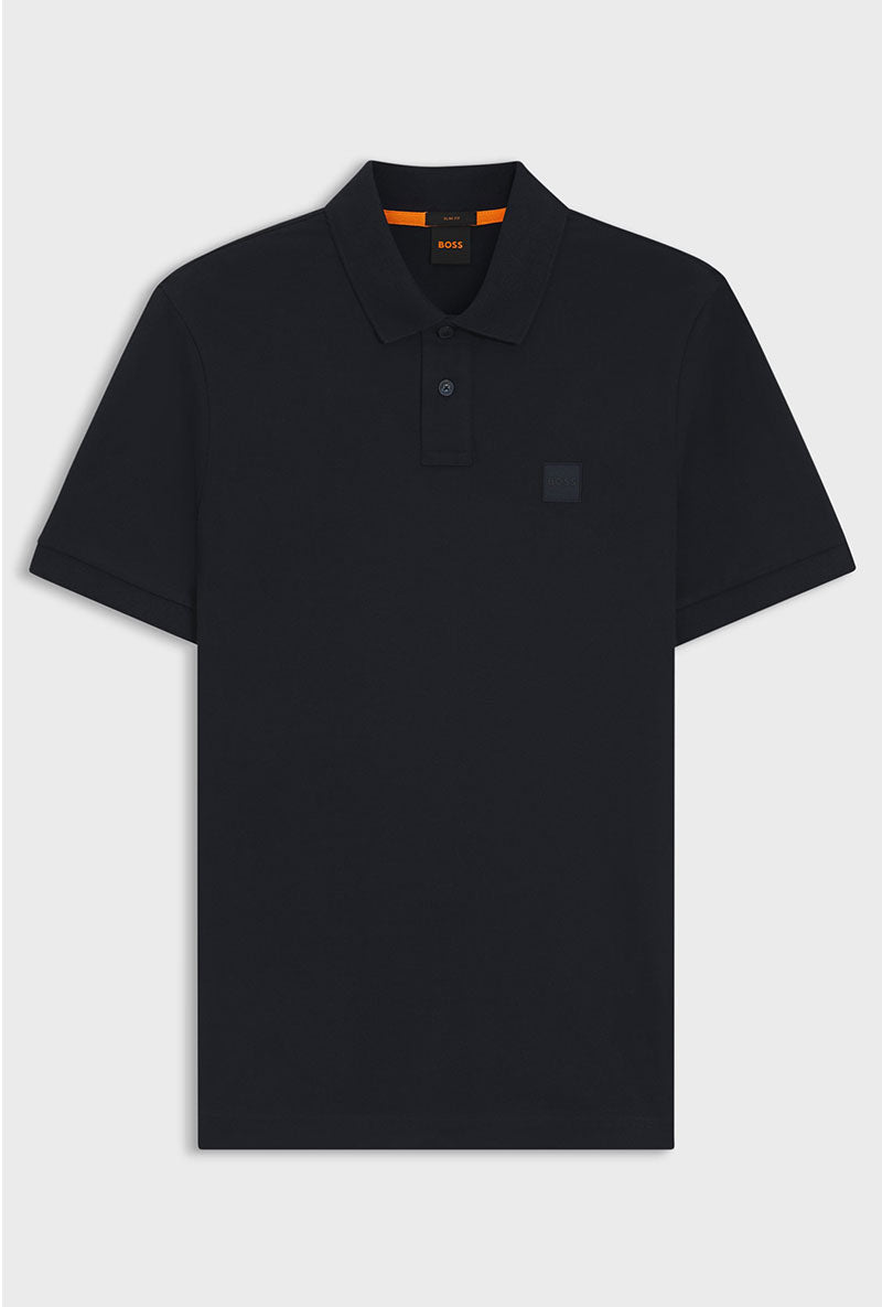 Front image of Passenger polo in navy, by brand Boss