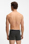 Back image of a model wearing the Power 3 pk boxer brief in black, by brand Boss