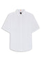 Front image of the Rash 2 ss shirt in white, by brand Boss