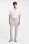Front image of a model wearing the Rash 2 ss shirt in white, by brand Boss