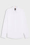 Front image of the Relegant ls shirt in white, by brand Boss