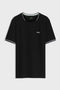 Front image of the Taul t-shirt in black, by brand Boss