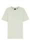 Front image of Tegood t-shirt in light green, by brand Boss