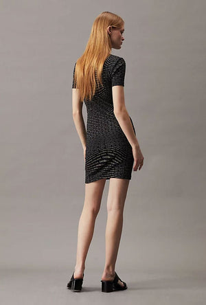 CALVIN KLEIN AOP DRESS