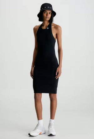 CALVIN KLEIN HALTER NECK DRESS