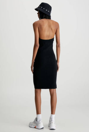 CALVIN KLEIN HALTER NECK DRESS