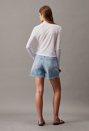 CALVIN KLEIN MOM DENIM SHORTS