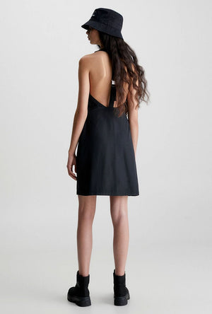 CALVIN KLEIN OPEN BACK UTILITY DRESS