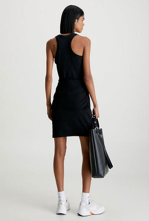 CALVIN KLEIN SLIM RIBBED TANK DRESS