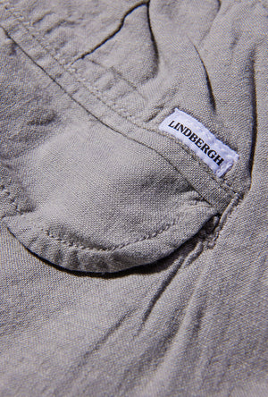 LINDBERGH TAPERED FIT LINEN TROUSERS