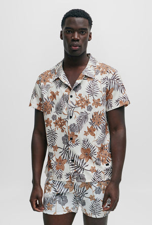 BOSS BEACH PRINTED SS SHIRT