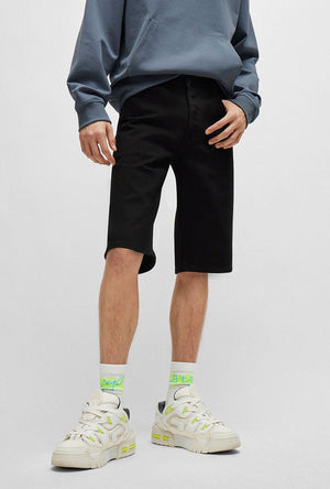 HUGO TAPERED 634 DENIM SHORTS