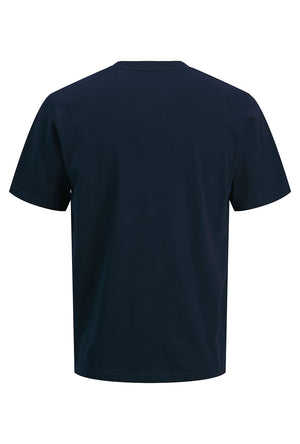 Back image of the Avery ss tshirt in navy, by brand Jack&jones