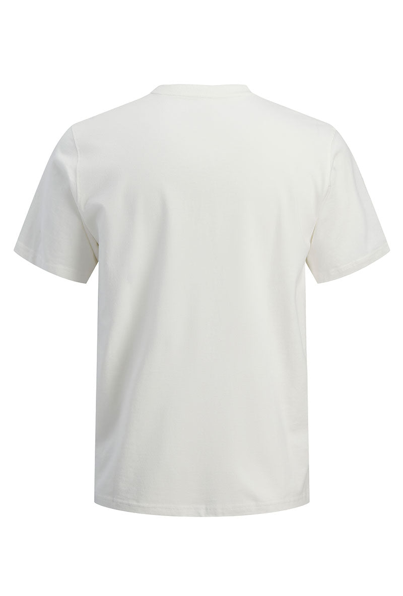 Back image of Avery ss tshirt in white, by brand Jack&jones