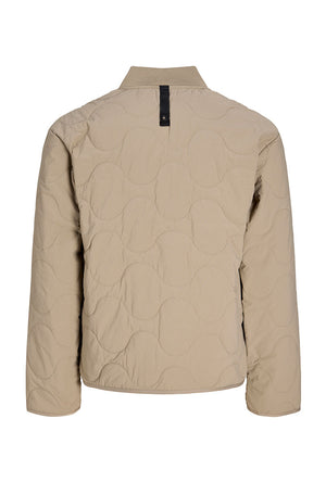 Back image of the Axel liner jacket in stone, by brand Jack&jones