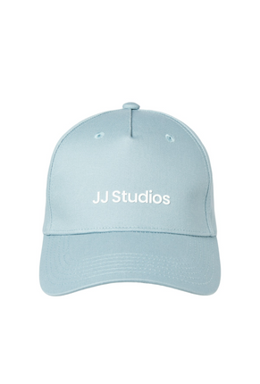 Front image  of Jack and jones base soho cap in blue, by brand Jack&jones