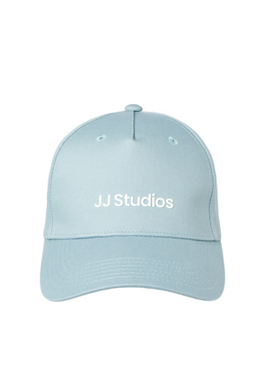 Front image  of the Jack and jones base soho cap in blue, by brand Jack&jones