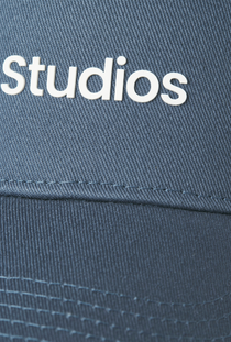 Detail image  of the Jack and jones base soho cap in navy, by brand Jack&jones