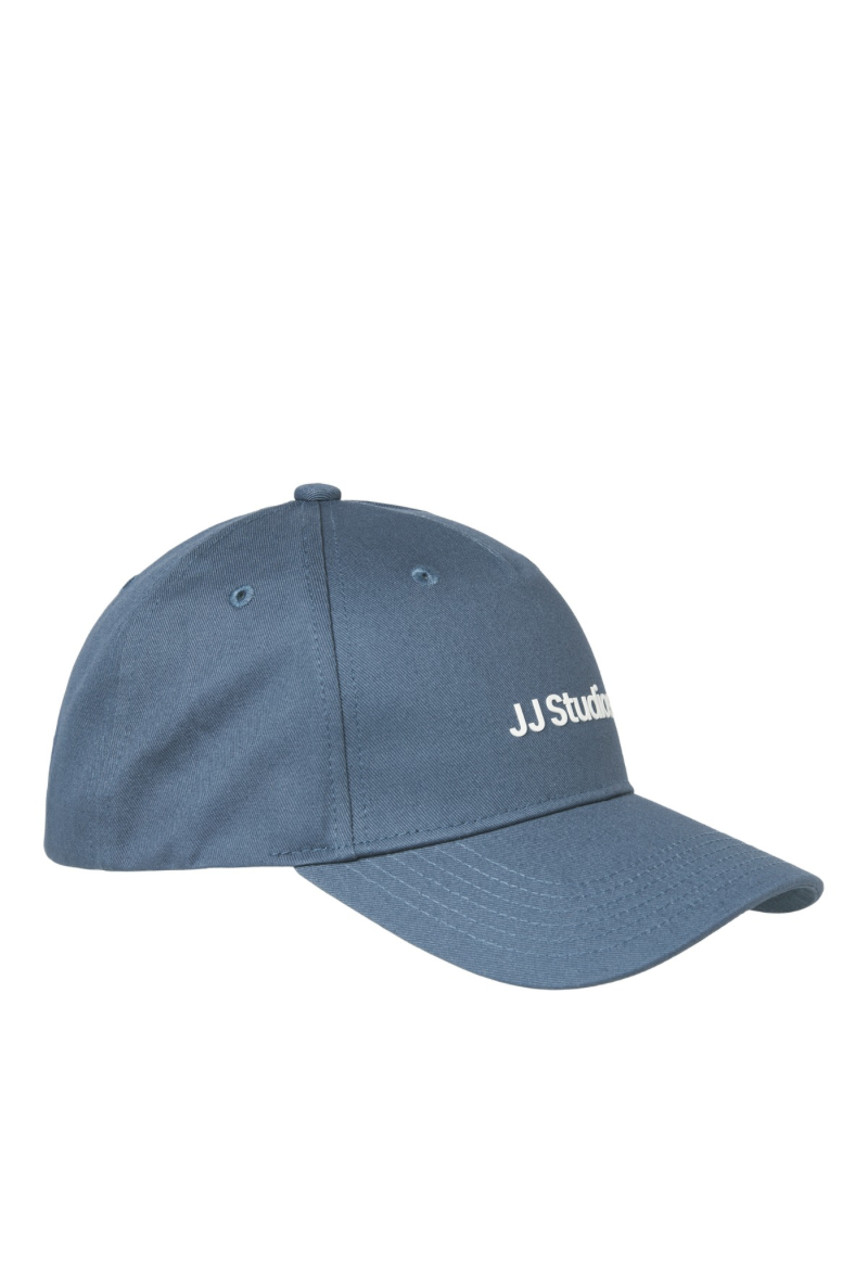 Side image  of Jack and jones base soho cap in navy, by brand Jack&jones