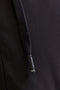 Front image of the Benjamin light hood jacket in black, by brand Jack&jones